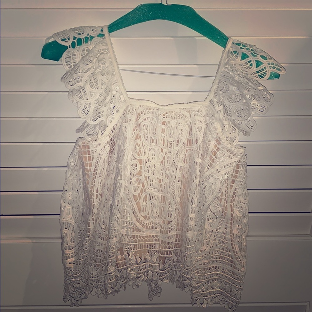 White Lace Top